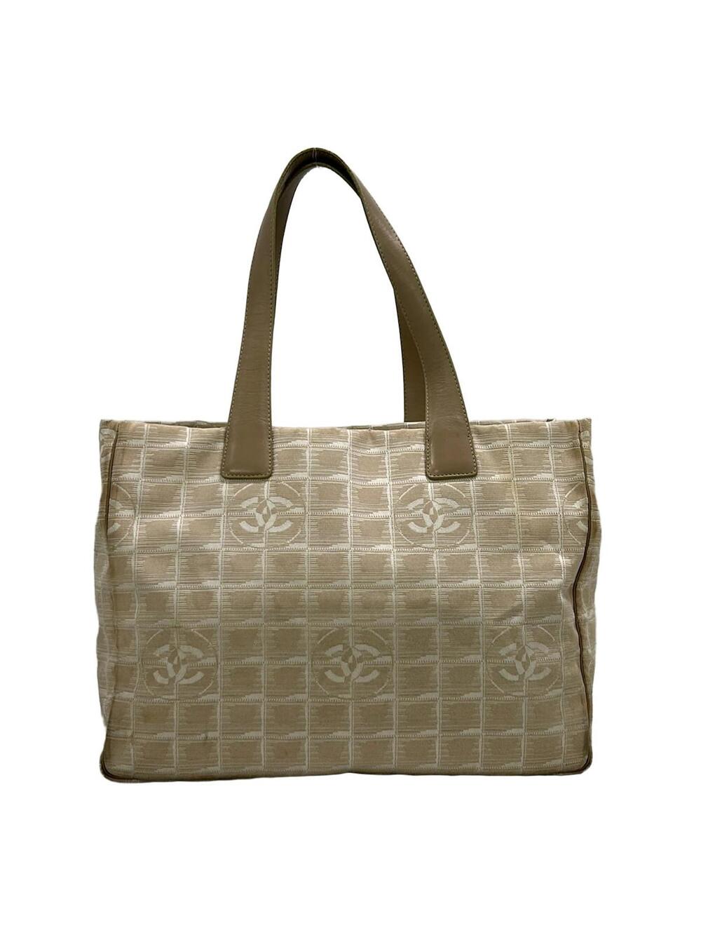 Chanel New Travel Line Tote Mm Beige #372344C53B